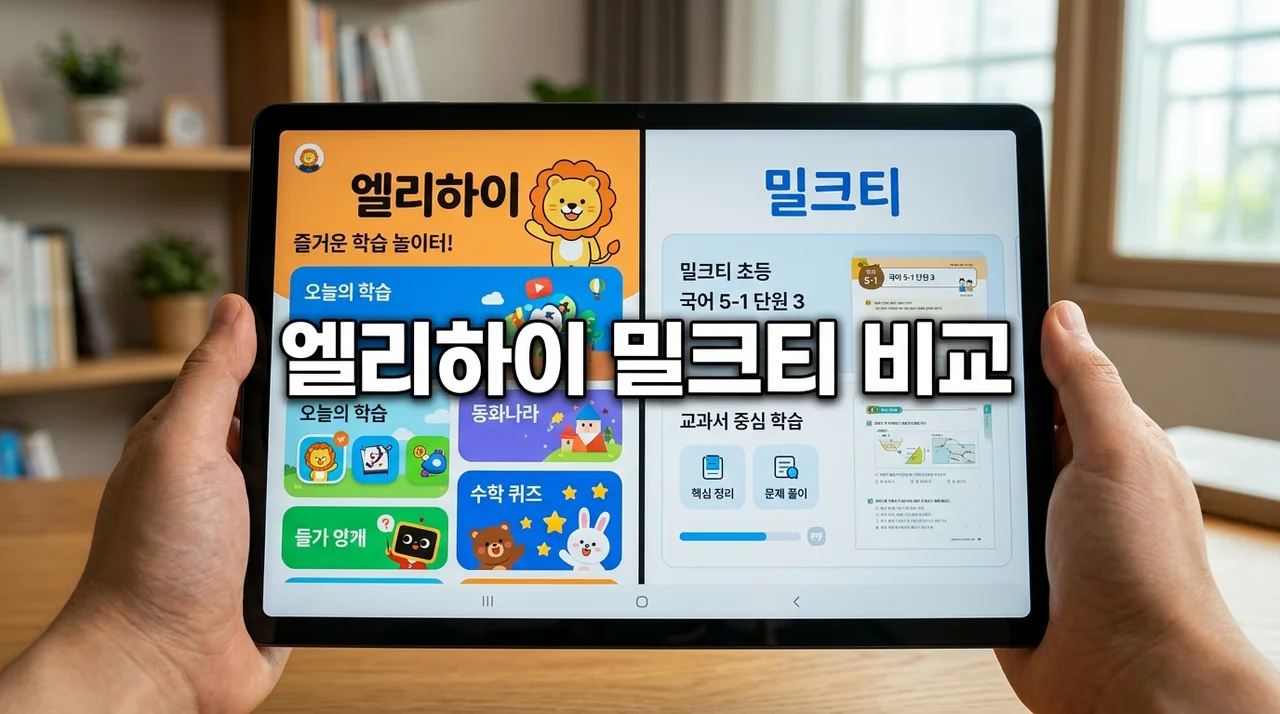 엘리하이 밀크티 비교: 우리 아이에게 딱 맞는 태블릿 학습지 선택 가이드
