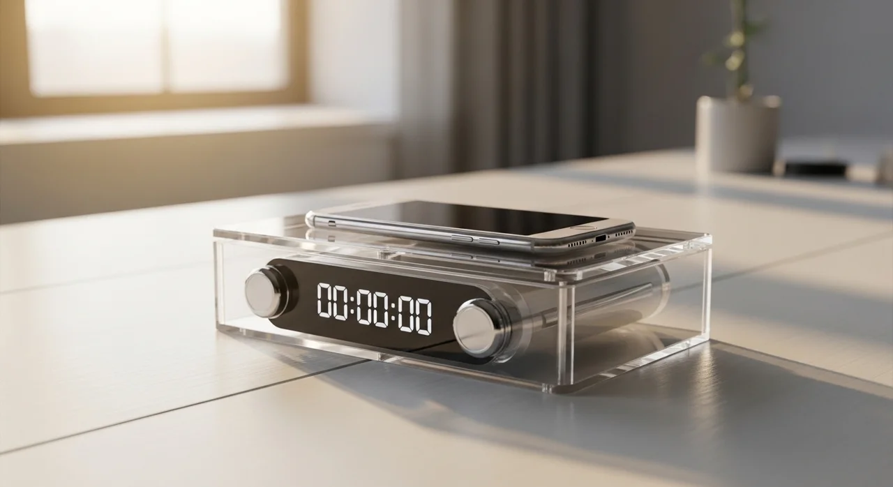 물리적 거리 두기: 스마트폰 감옥과 보관함 활용