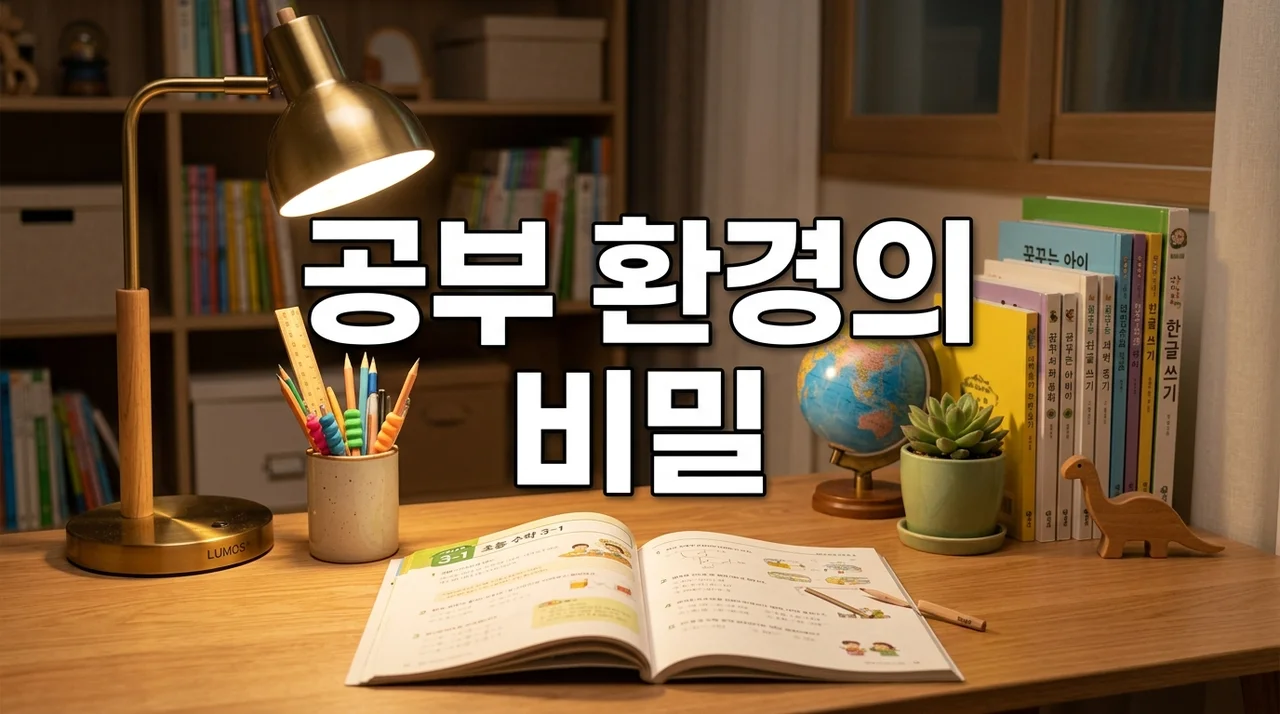 공부 환경이 아이 성적에 미치는 영향: 집중력을 높이는 5가지 비결