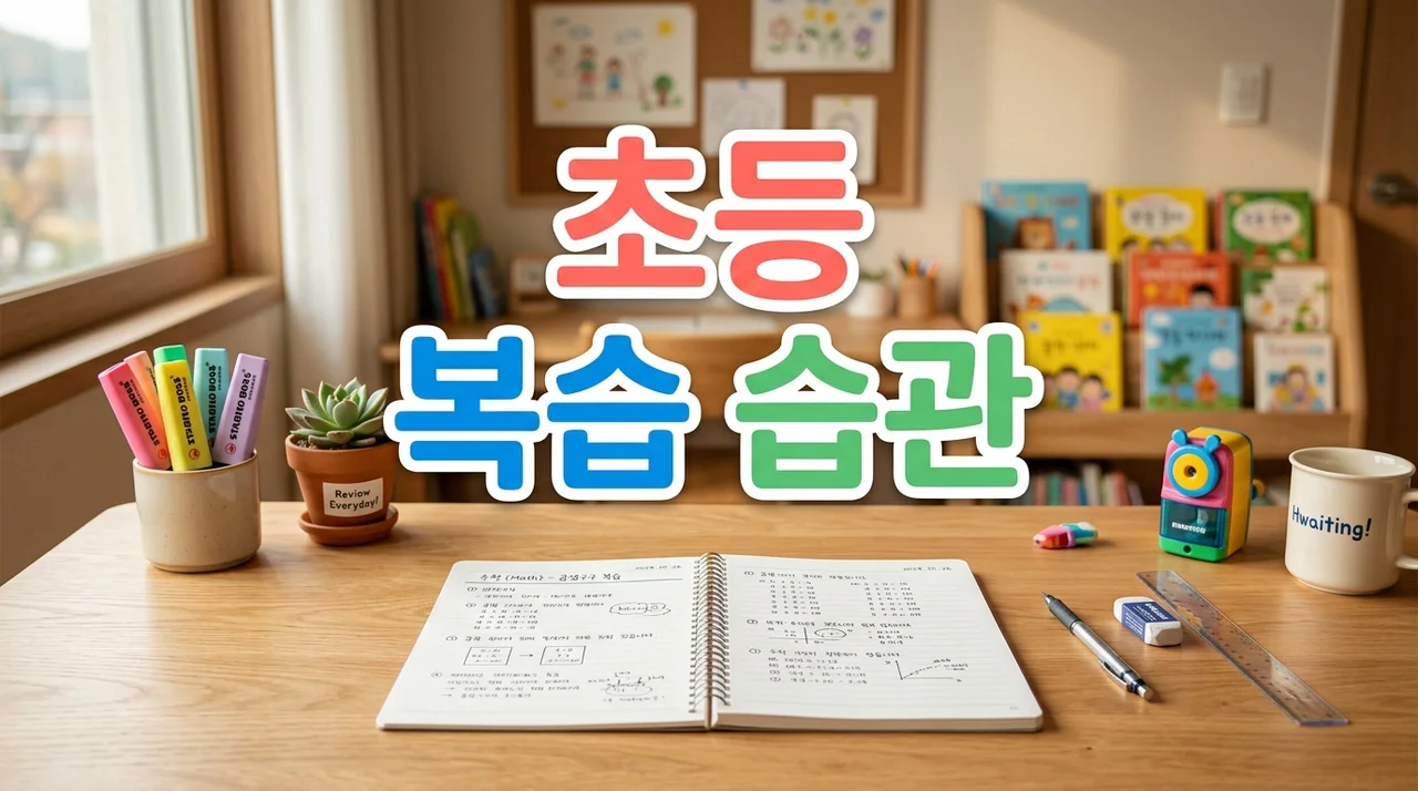 초등학생 복습 습관 만드는 방법 5단계: 자기주도학습의 기초