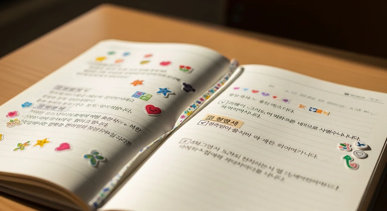 3단계: 코넬 노트 정리법을 초등 수준으로 적용하기