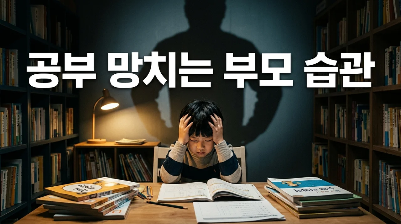 아이의 공부 습관을 망치는 부모의 결정적 행동 TOP 5