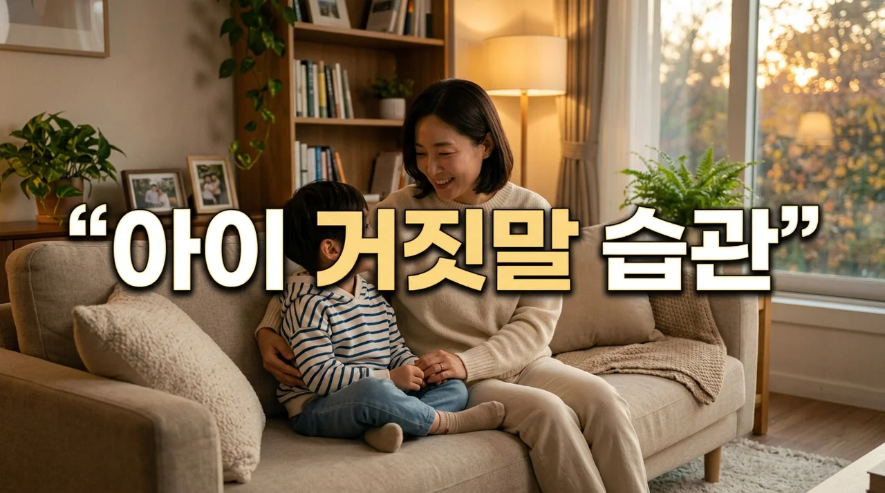 아이 거짓말 습관 바로잡는 방법: 연령별 원인과 올바른 훈육법