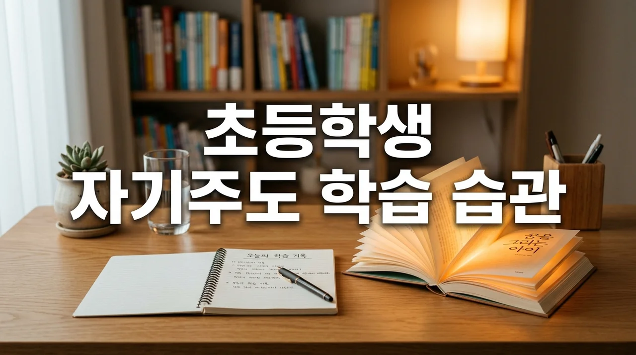 초등학생 자기주도 학습 습관: 5단계 법칙으로 공부 즐거움 찾기