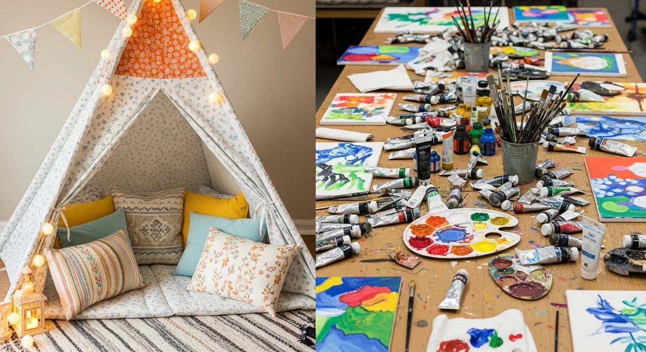 집중 공간과 발산 공간을 구분해 주세요