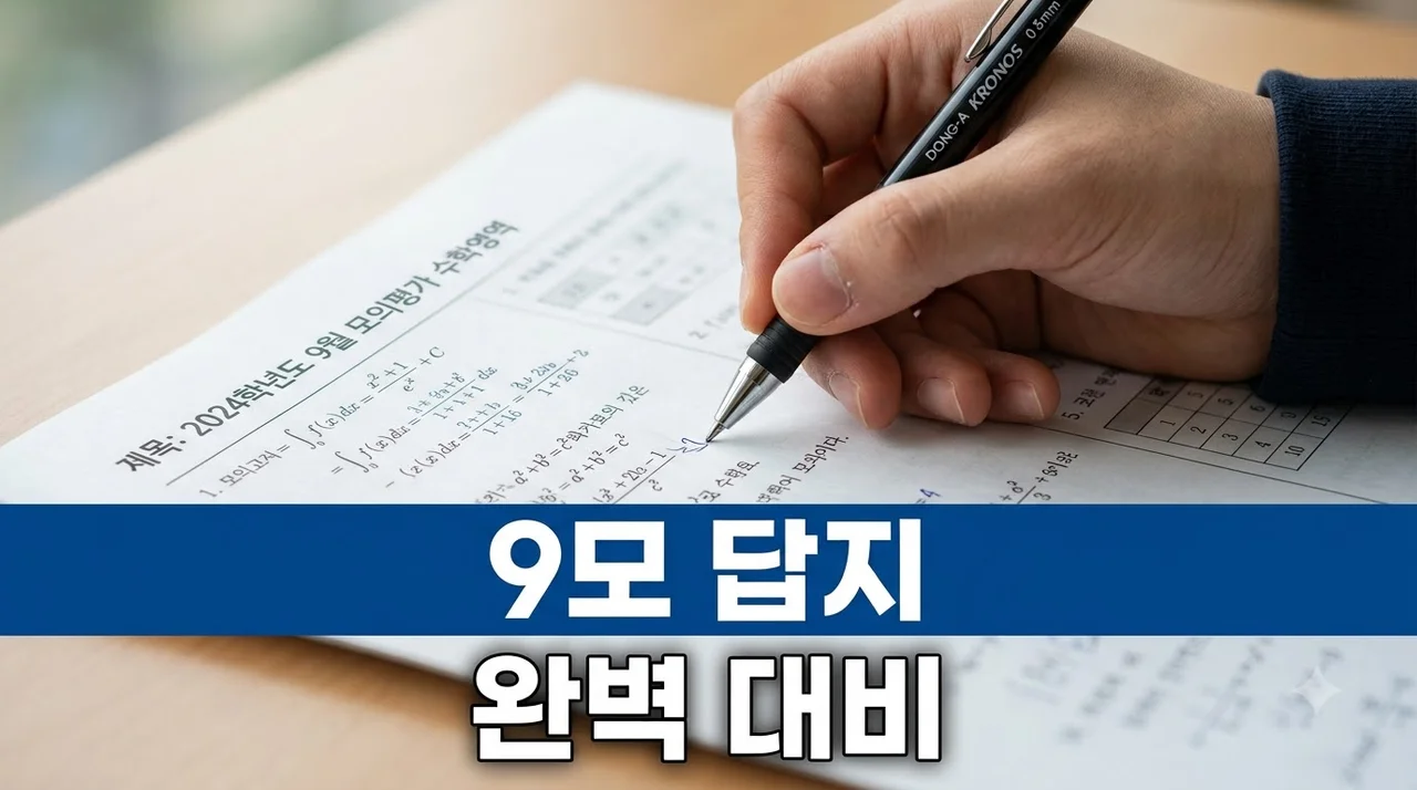 2027 9모 답지, 언제 어디서 확인하고 완벽 활용할까요?