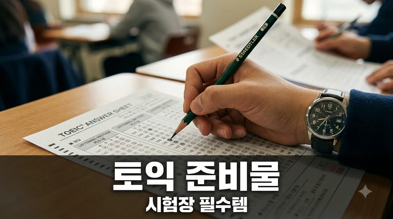 토익 준비물 완벽 가이드: 시험 당일 이것만 챙기면 끝!