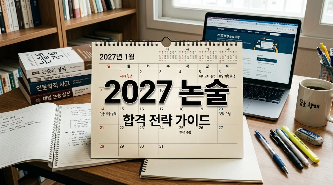 2027 논술 일정 한눈에! 수험생을 위한 완벽 가이드와 전략