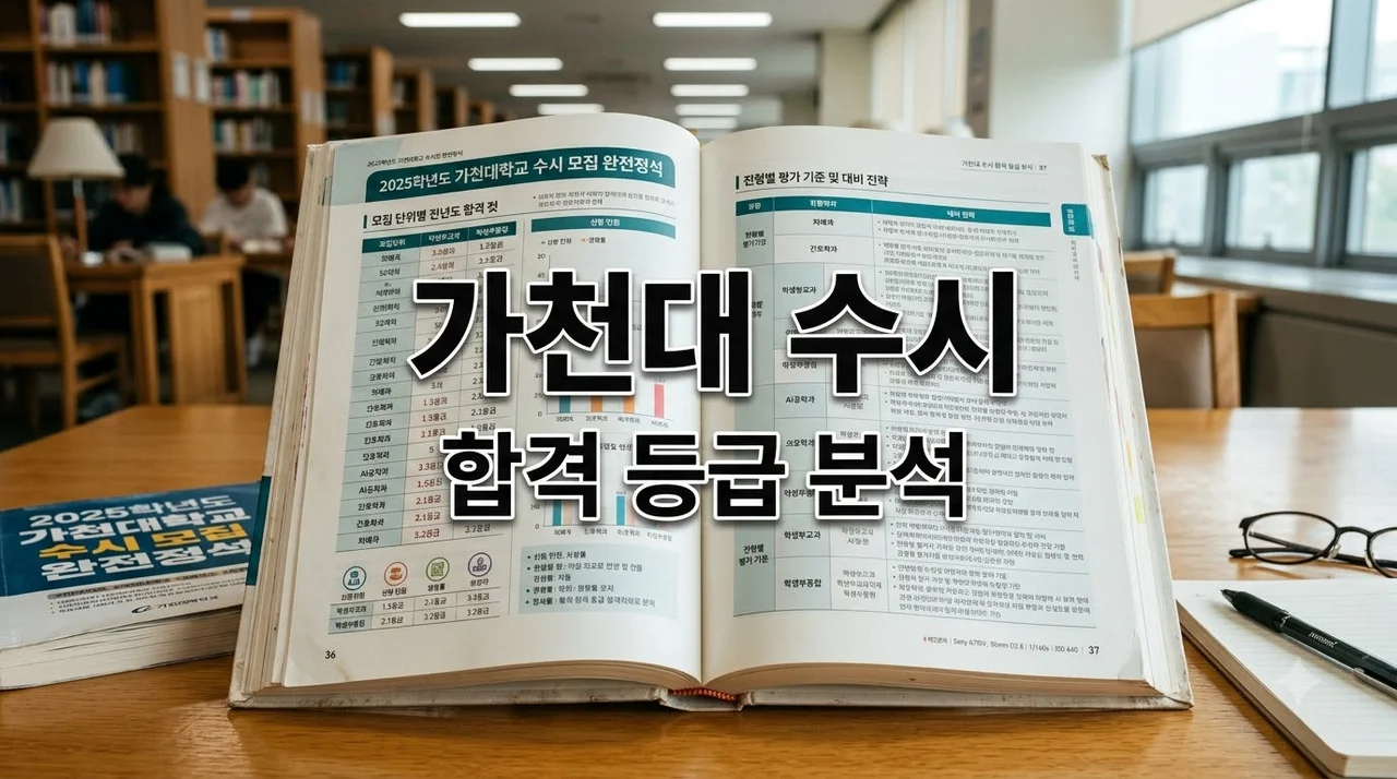 가천대 수시등급: 2026학년도 입결과 2027학년도 변경사항 완벽 분석