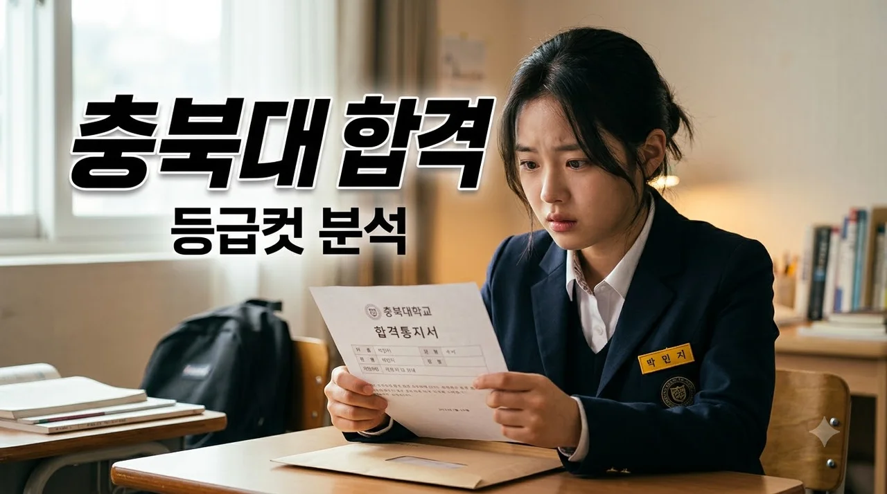 충북대 입결, 내 등급으로 합격 가능할까? 2024학년도 완벽 분석