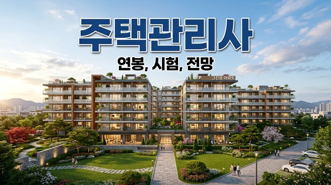 주택관리사, 2026년 시험부터 연봉 전망까지 핵심 정보 총정리!
