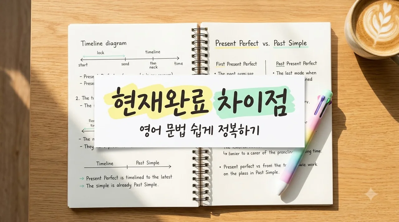 Present Perfect vs Present Perfect Continuous 1초 구별법