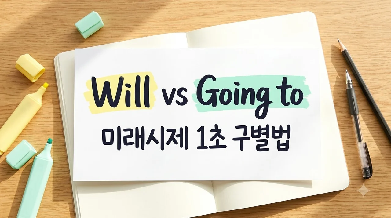 Will vs Going to 차이점 완벽 정리: 미래시제 마스터하기