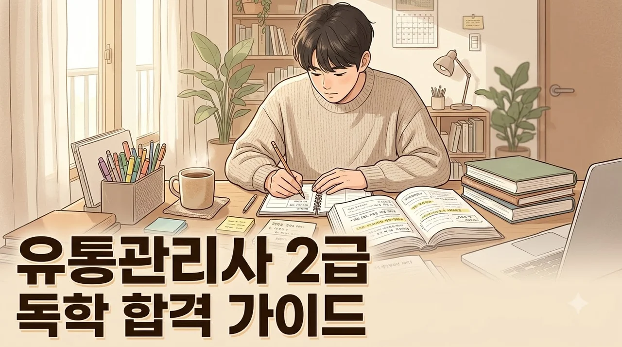 유통관리사 2급 독학 합격 가이드: 시험 일정부터 공부법까지