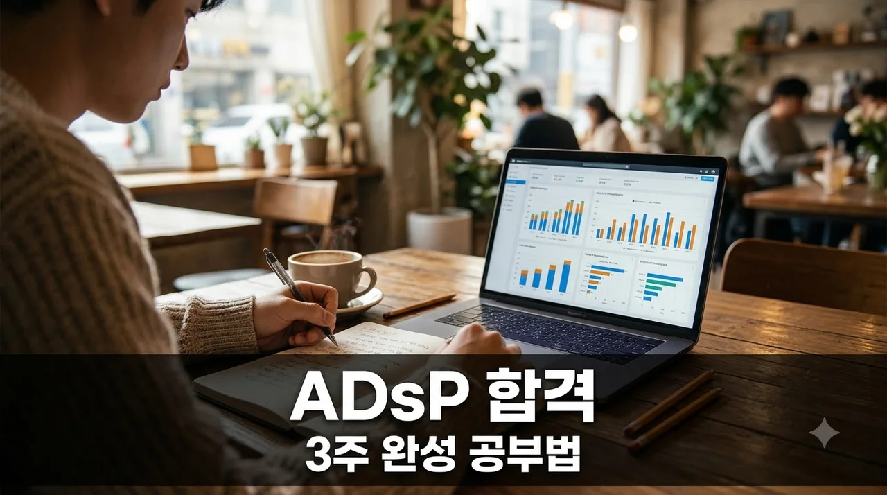 ADsP 자격증 취득 방법, 비전공자도 3주 만에 합격하는 공부법